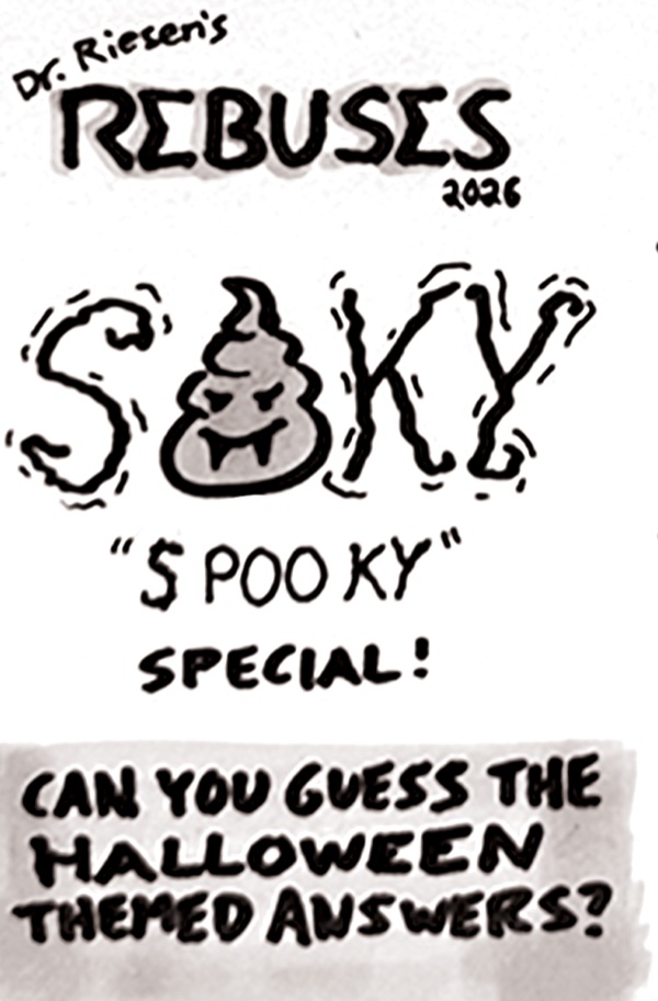 Cover of Dr. Riesen's Rebuses: Spooky Special